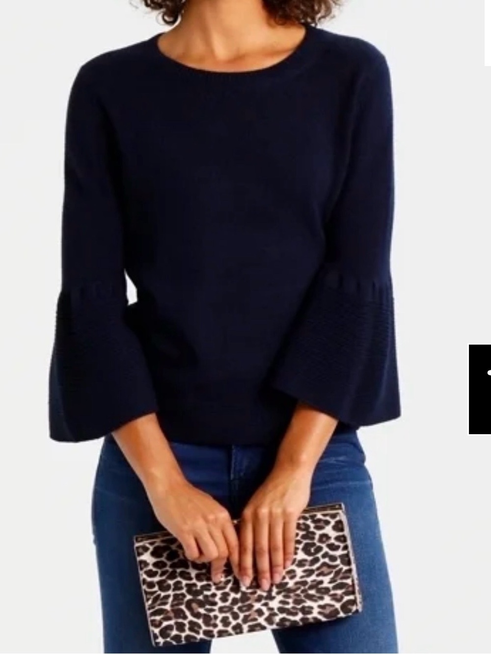 banana republic Italian Yarn Bell-Sleeve Knit Sweater